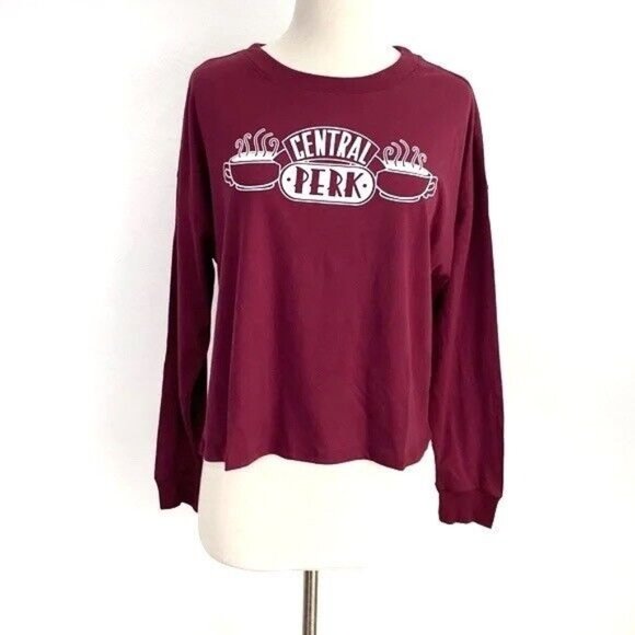 NWT F.R.I.E.N.D.S The Television Series Long Sleeve Central Perk T-Shirt, XS - Picture 1 of 6
